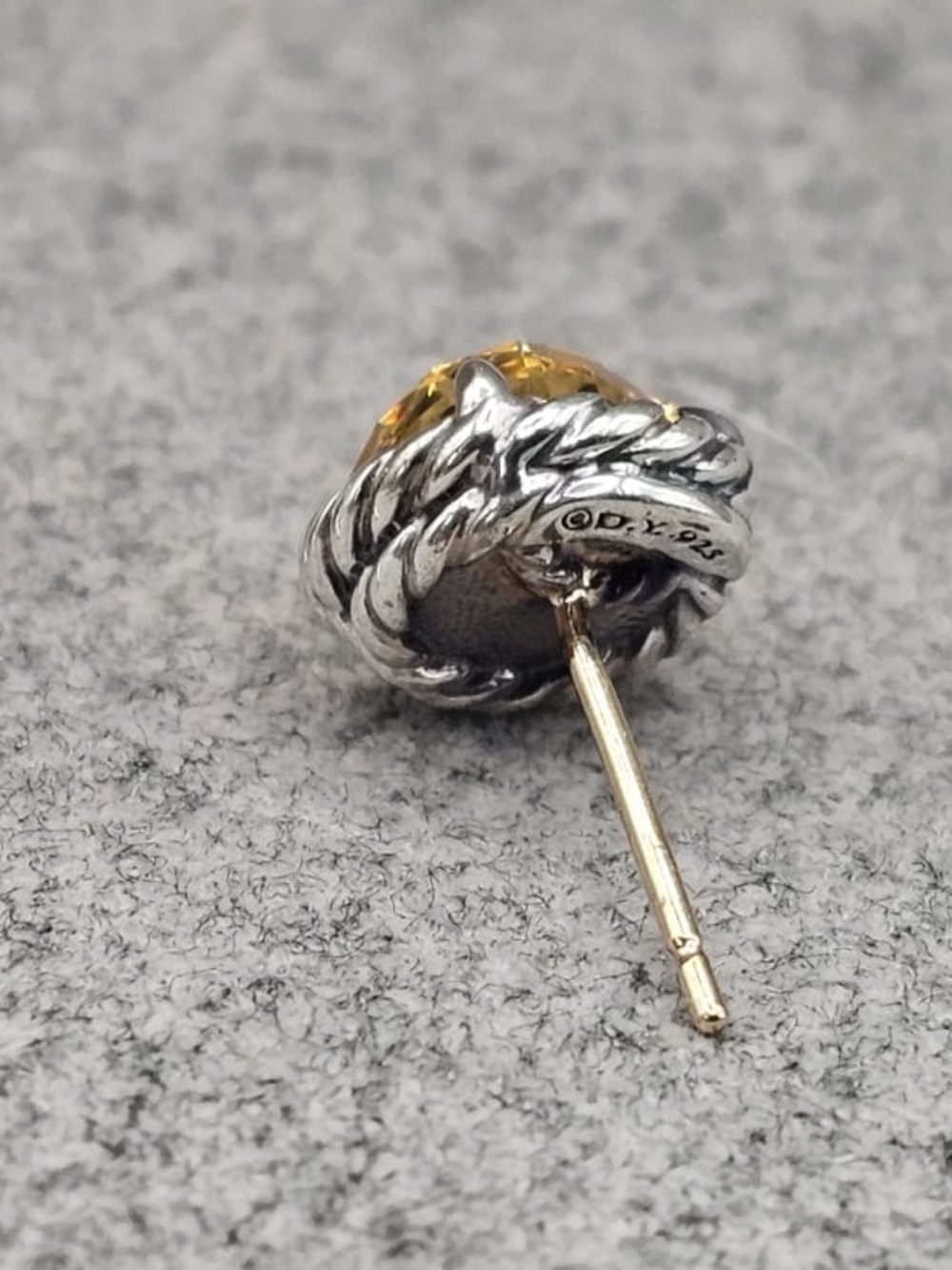 David Yurman Chatelaine earrings in Citrine - Picture 3 of 5